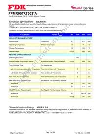 FPMR05TR7503PA Datasheet Page 2