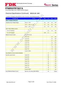 FPMR05TR7503PA Datasheet Page 3