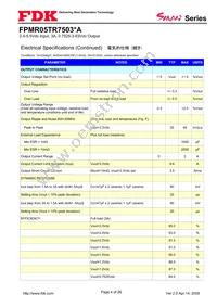 FPMR05TR7503PA Datasheet Page 4