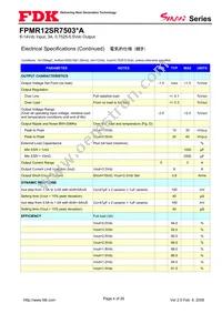FPMR12SR7503PA Datasheet Page 4