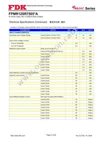 FPMR12SR7505PA Datasheet Page 3