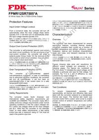 FPMR12SR7505PA Datasheet Page 7