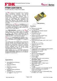 FPMR12SR7506PA Datasheet Cover