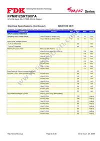 FPMR12SR7508PA Datasheet Page 3