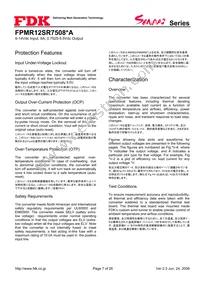 FPMR12SR7508PA Datasheet Page 7