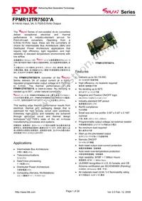 FPMR12TR7503PA Datasheet Cover