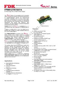 FPMR12TR7505PA Datasheet Cover