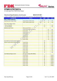 FPMR12TR7505PA Datasheet Page 3