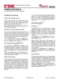 FPMR12TR7505PA Datasheet Page 7