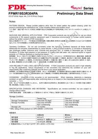 FPMR19S3R304PA Datasheet Page 16