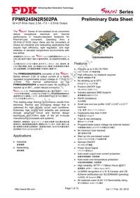 FPMR24SN2R502PA Datasheet Cover