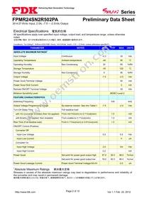 FPMR24SN2R502PA Datasheet Page 2