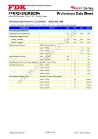 FPMR24SN2R502PA Datasheet Page 3