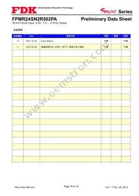 FPMR24SN2R502PA Datasheet Page 16