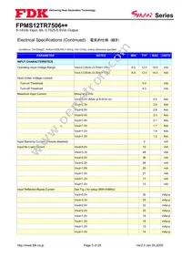 FPMS12TR7506PA Datasheet Page 3
