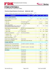 FPMS12TR7506PA Datasheet Page 4