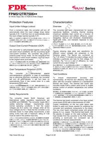 FPMS12TR7506PA Datasheet Page 9