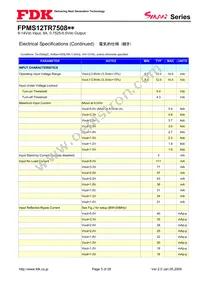 FPMS12TR7508PA Datasheet Page 3