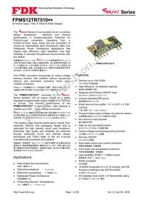 FPMS12TR7510PA Datasheet Cover