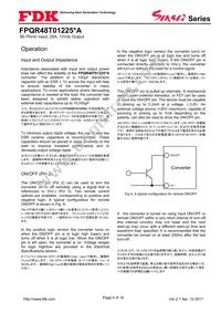 FPQR48T01225PA Datasheet Page 4