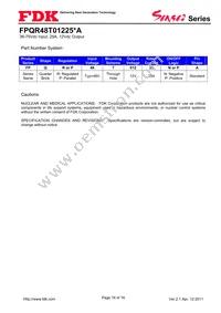 FPQR48T01225PA Datasheet Page 16