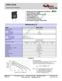 FPR2A-0R075F1 Datasheet Cover