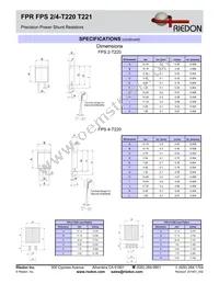 FPR2B-0R002F1 Datasheet Page 3