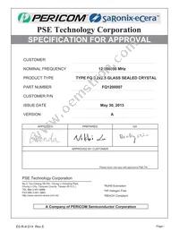 FQ1200007 Datasheet Cover