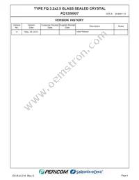 FQ1200007 Datasheet Page 2