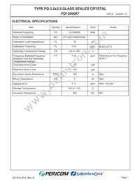 FQ1200007 Datasheet Page 3