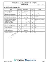 FQ2500016 Datasheet Page 3