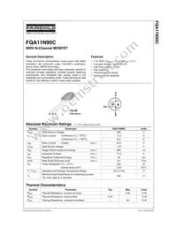 FQA11N90C Datasheet Cover
