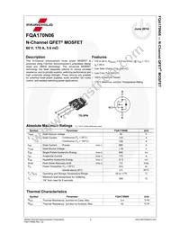 FQA170N06 Datasheet Page 2