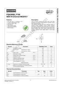 FQA5N90_F109 Datasheet Cover