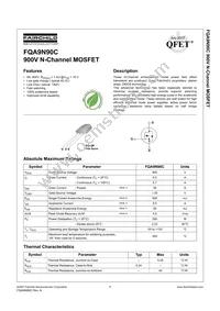 FQA9N90C Datasheet Cover