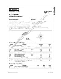 FQAF22P10 Datasheet Cover