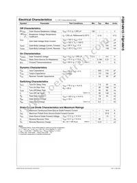 FQB14N15TM Datasheet Page 2