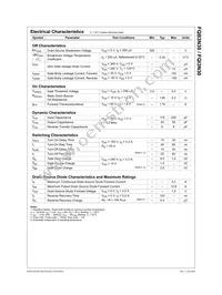 FQB3N30TM Datasheet Page 2