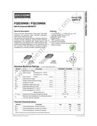 FQD30N06TF_F080 Datasheet Cover
