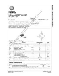 FQD4N25TM-WS Datasheet Cover