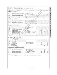 FQI27N25TU-F085 Datasheet Page 2