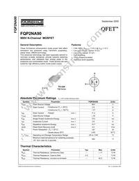 FQP2NA90 Datasheet Cover