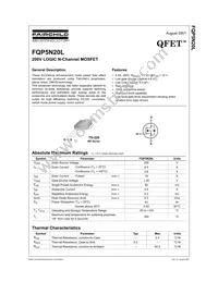 FQP5N20L Cover