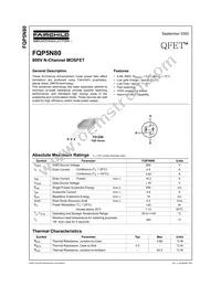 FQP5N80 Datasheet Cover