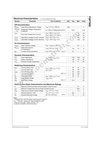 FQP7N60 Datasheet Page 2