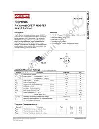 FQP7P06 Datasheet Page 2