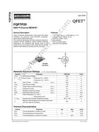 FQP7P20 Datasheet Cover