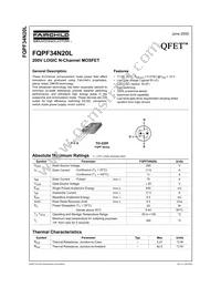 FQPF34N20L Cover