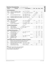 FQPF3N30 Datasheet Page 2