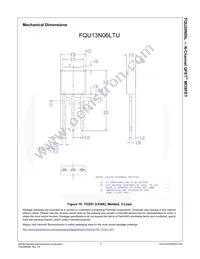 FQU20N06LTU Datasheet Page 8